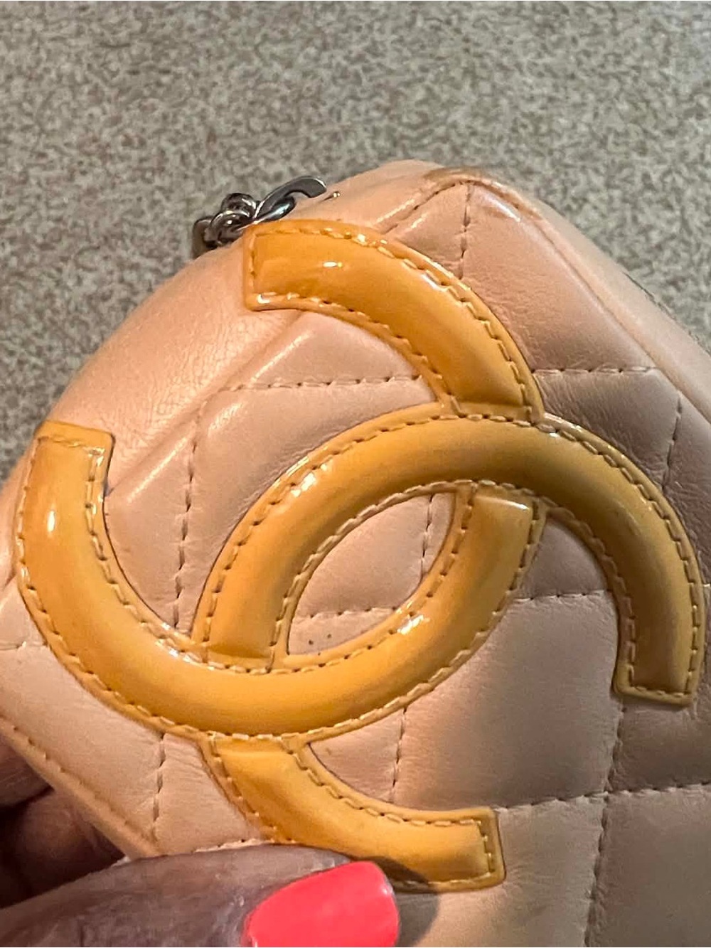 🧡 CHANEL Cambon Line Cosmetic Pencil Pouch Case - Picture 13 of 16